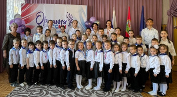 Церемония вступления в Орлята России.